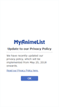 Mobile Screenshot of myanimelist.net